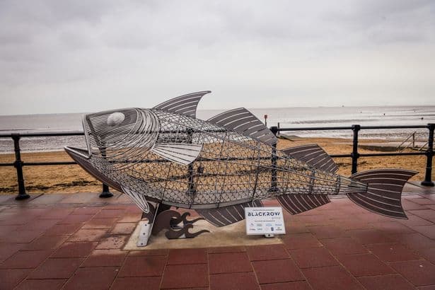 Hammy the Haddock, fabricated by Blackrow Group for Cleethorpes.