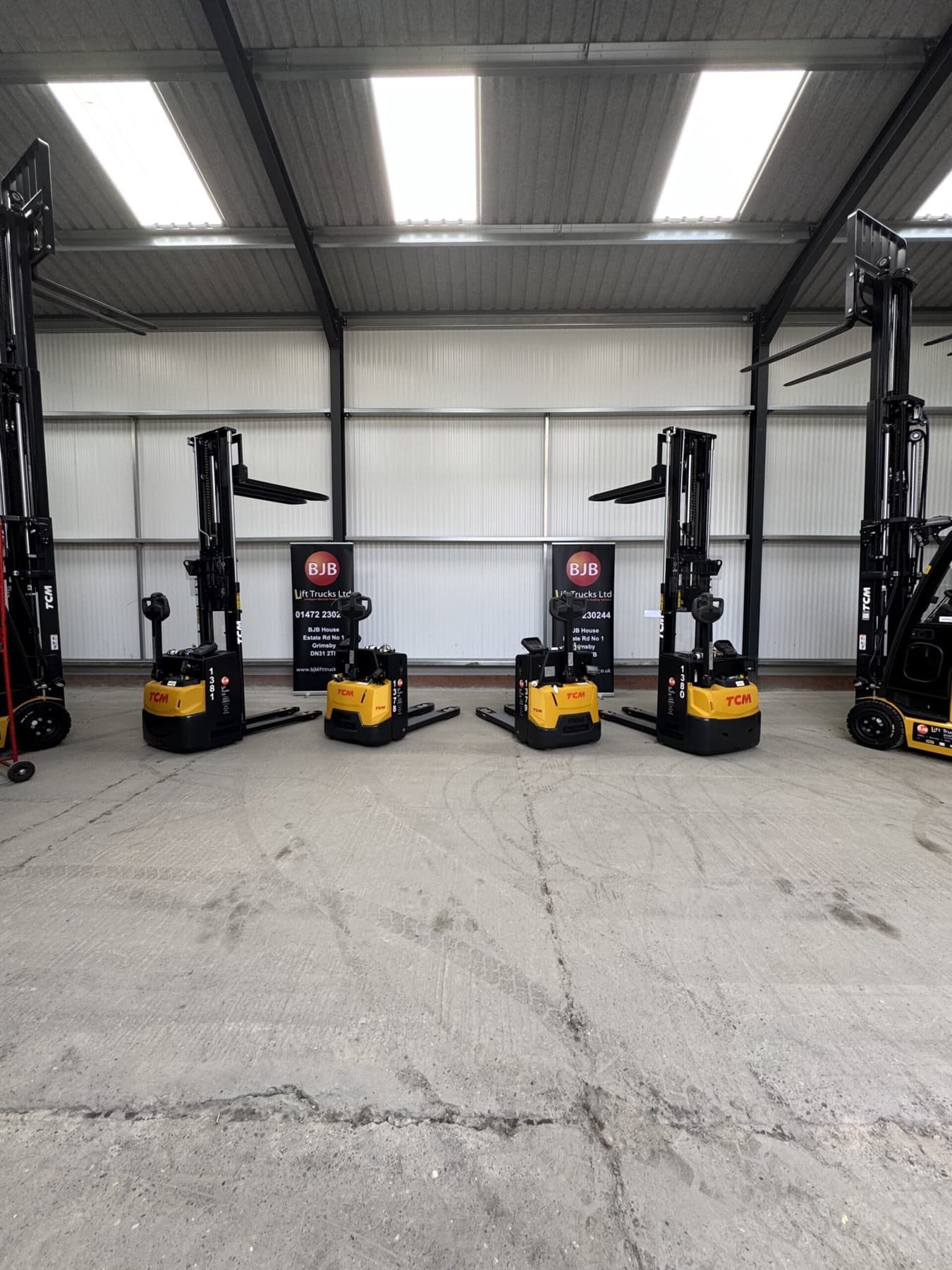 One of Synthomer's new TCM forklifts.