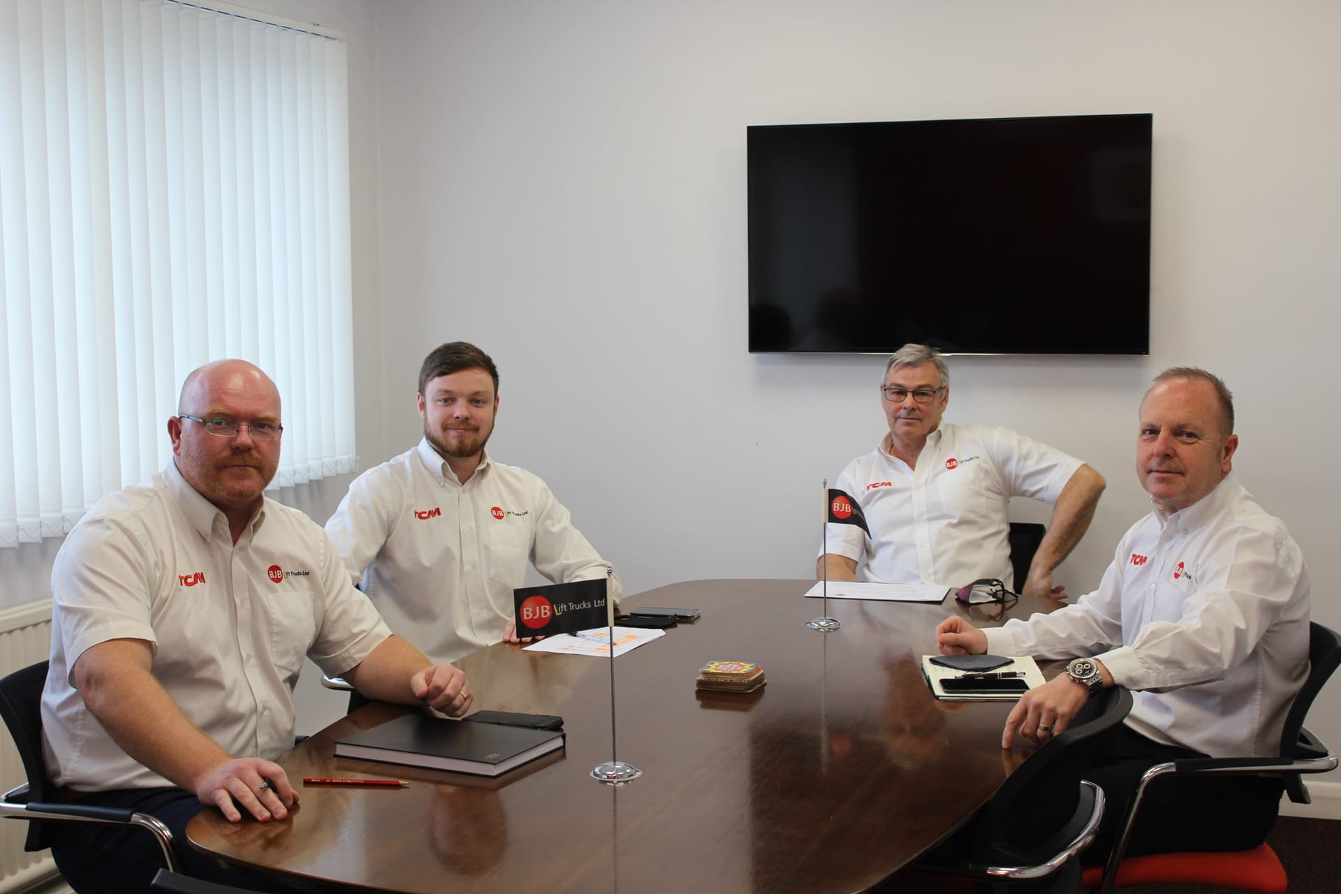 The BJB Lift Trucks team